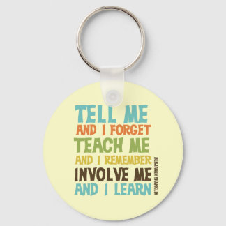 Porte-clés Involve Me Inspirational Quote