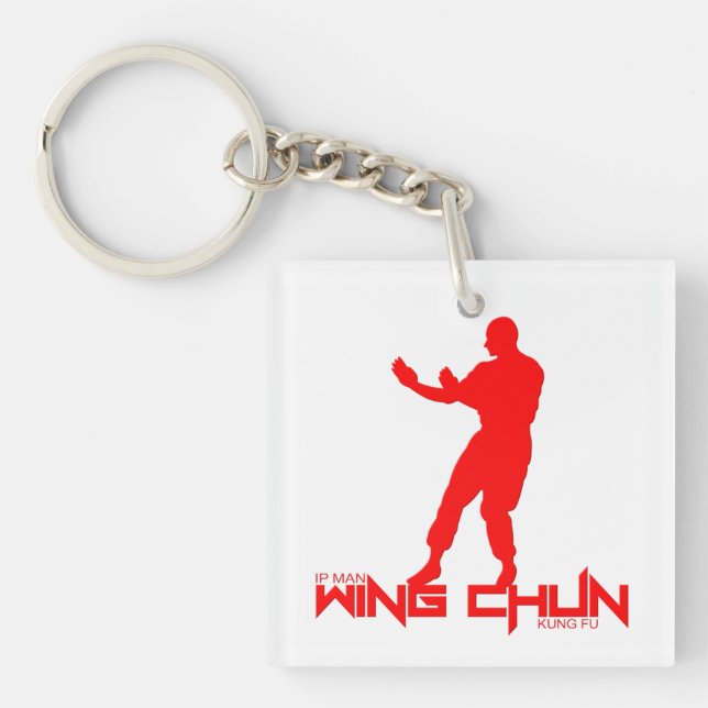 Porte-clés Ip Man - Wing Chun "Kung Fu" (Devant)