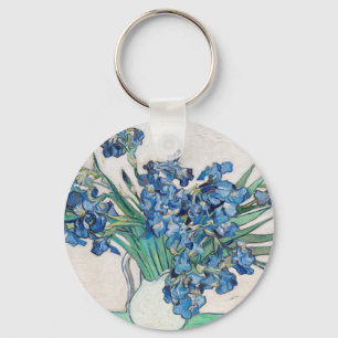 Porte-clés Iris bleus par Vincent Van Gogh Beaux-Arts