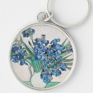 Porte-clés Iris bleus par Vincent Van Gogh Beaux-Arts