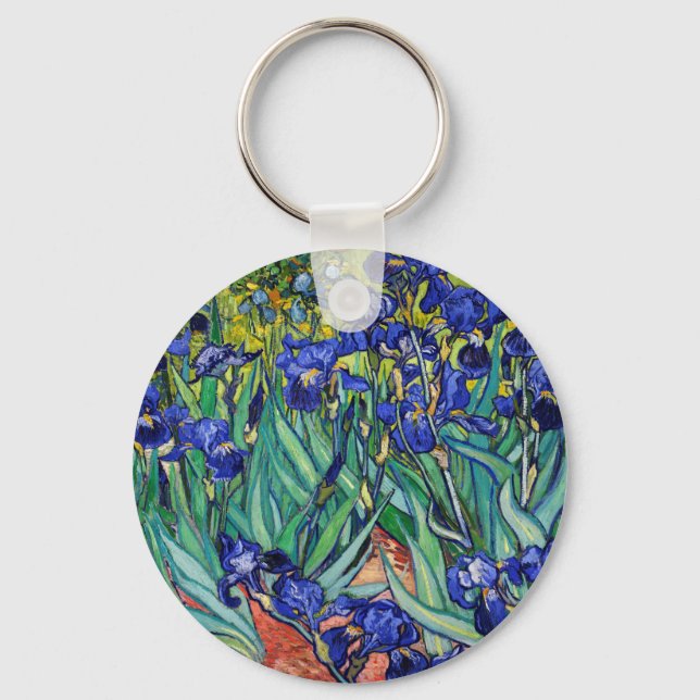 Porte-clés Irises par Vincent van Gogh (Recto)