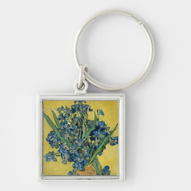 Porte-clés Irises - Vincent van Gogh Art (Devant)