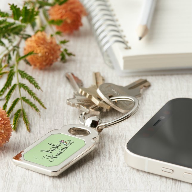 Porte-clés Irish American Entwin Hearts Keyring (Côté )