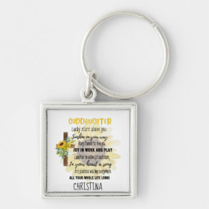 Porte-clés Irish Blessing For GODDAUGHTER - Cadeau Personnali