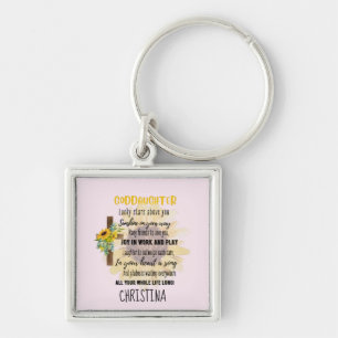 Porte-clés Irish Blessing For GODDAUGHTER - Cadeau Personnali
