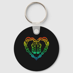 Porte-clés Irish Step Dancing Celtic Knot Heart T Shirt Don