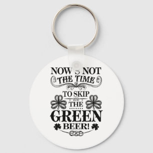 Porte-clés Irlandais de la Saint-Patrick drôle de vert de la