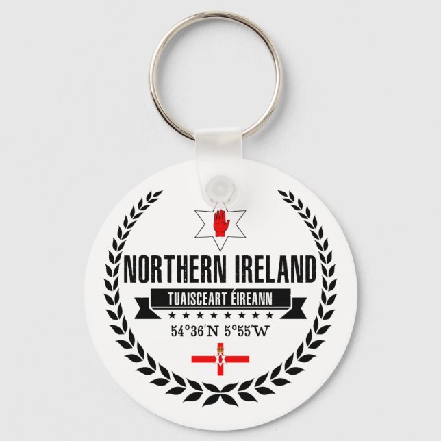 Porte-clés Irlande du Nord (Recto)