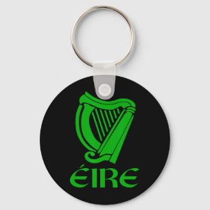 Porte-clés Irlande Eire Eireann Fierté Irlandaise Harpe Gaéli