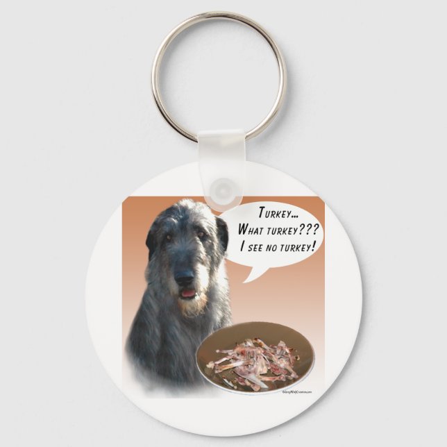 Porte-clés Irlande Wolfhound Turquie (Recto)