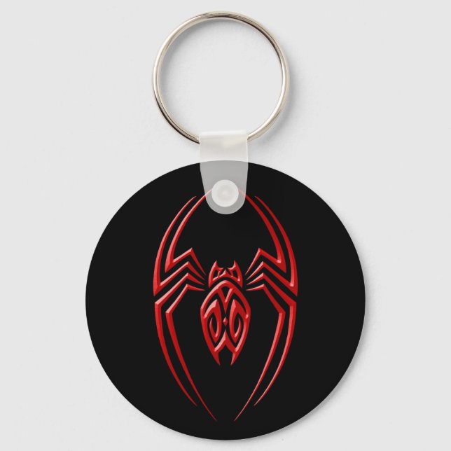 Porte-clés Iron Spider – Red and Black (Recto)