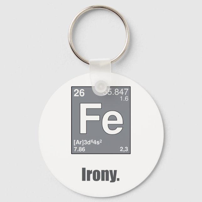 Porte-clés Ironie (Recto)