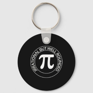 Porte-clés Irrationnel Mais Bien Arrondi Funky Pi Day Enseign