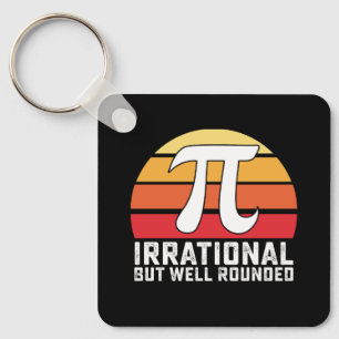 Porte-clés Irrationnel Mais Bien Arrondi Pi Day Math Vintage
