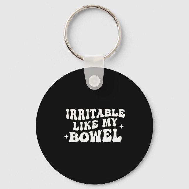 Porte-clés Irritable comme mon intestin  (Recto)