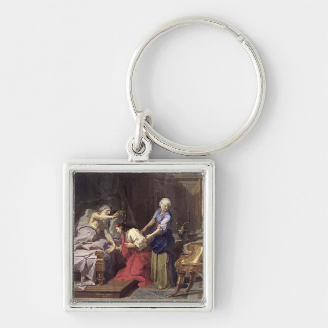 Porte-clés Isaac bénissant Jacob, 1692 (Devant)