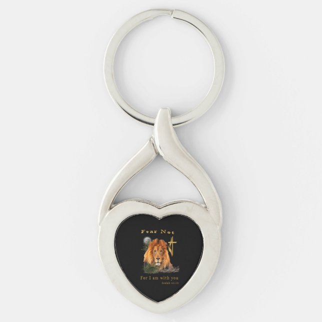 Porte-clés Isaïe 41:10 objets (Devant)