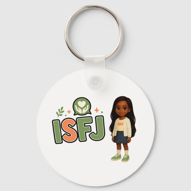 Porte-clés ISFJ — A Guardiã da Harmonia (Recto)