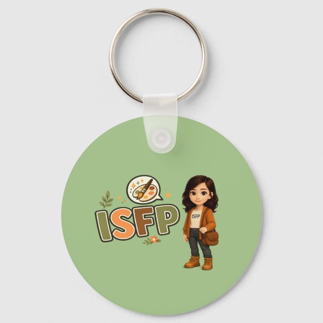 Porte-clés ISFP — A Artista Livre (Recto)