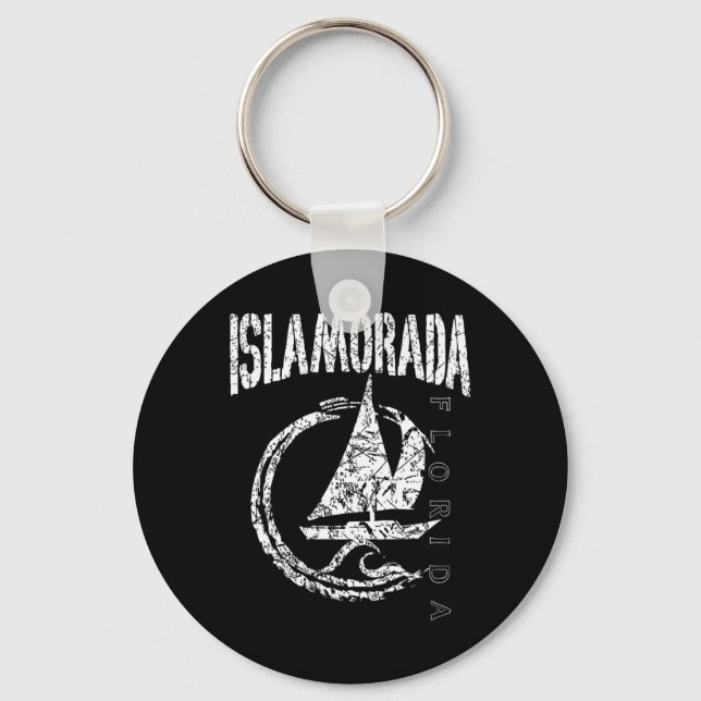 Porte-clés Islamorada Floride Souvenir (Recto)