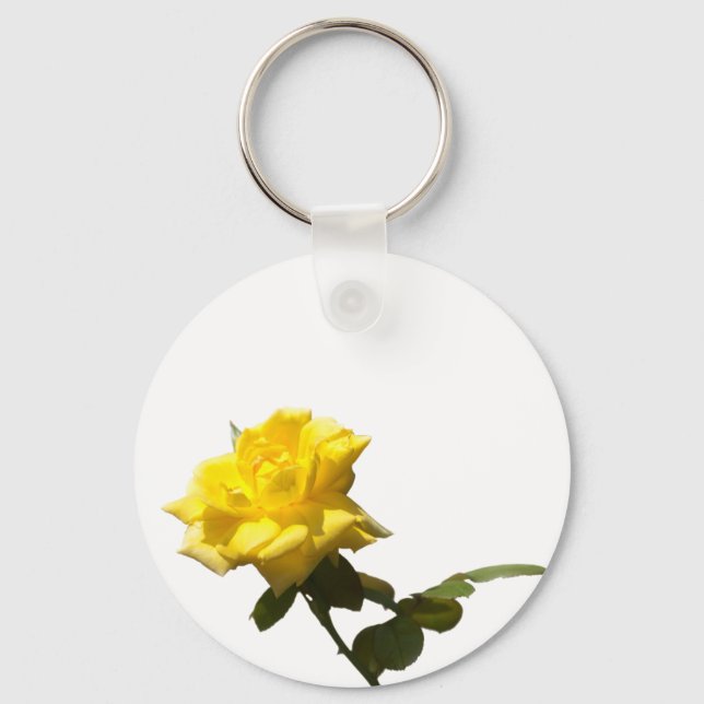 Porte-clés Isoler Rose jaune (Recto)