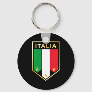Porte-clés Italia Impression Fier Italien Maillot de Foot Ita