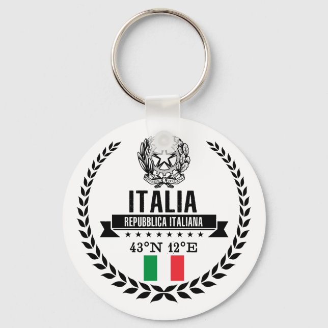 Porte-clés Italie (Recto)