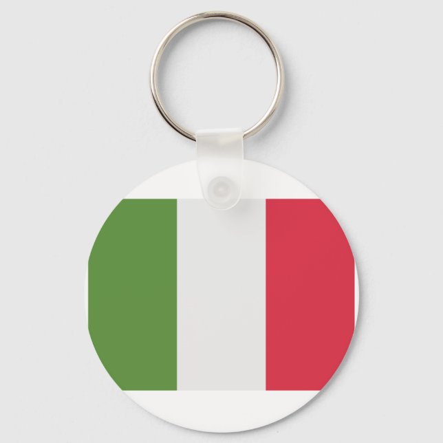 Porte-clés Italie Drapeau - emoji Twitter (Recto)