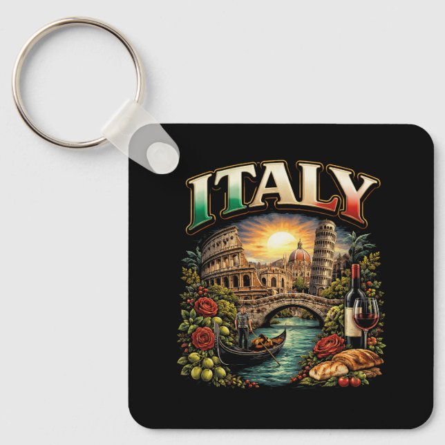 Porte-clés Italie Éternelle (Recto)