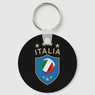 Porte-clés Italie Football - Drapeau Italien Italie Footbyll