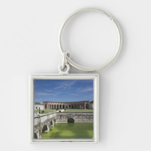Porte-clés Italie, province de Mantoue, Mantoue. Cour intérie