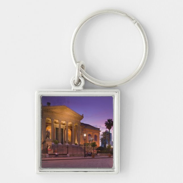 Porte-clés Italie, Sicile, Palerme, Opéra de Teatro Massimo (Devant)