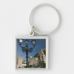 Porte-clés ITALIE, Sicile, TAORMINE : Piazza iX Aprile, San