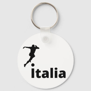Porte-clés Italie soccer, personnalisable
