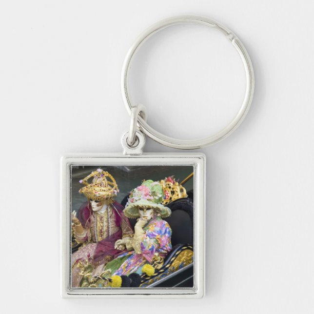 Porte-clés Italie, Venise. Couple habillé de costumes pour (Devant)