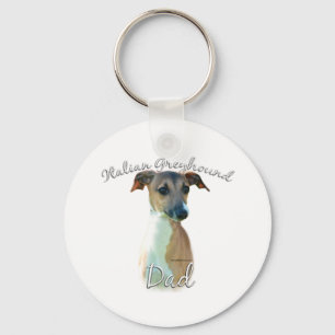 Porte-clés Italien Greyhound Papa 2