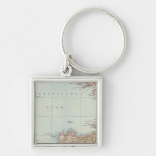 Porte-clés Italien sudliche Halfte, carte de l'Italie du Sud