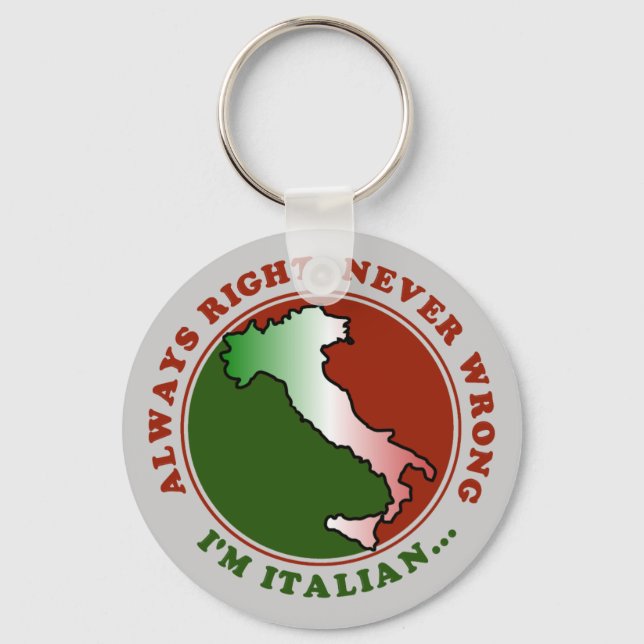 Porte-clés Italien Têtu Drôle (Recto)