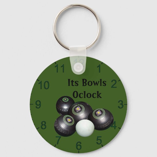 Porte-clés Its Lawn Bowls Oclock, Key Ring (Recto)