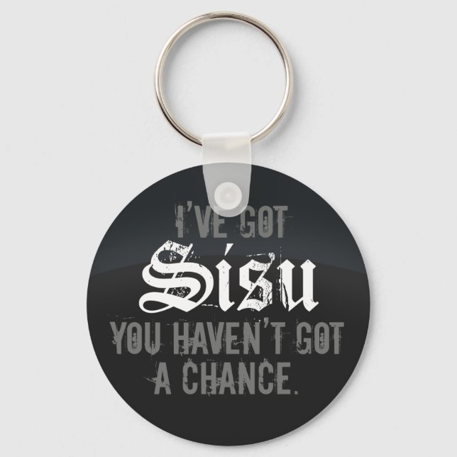 Porte-clés I've Got Sisu Dark 4 Keychain Template (Recto)