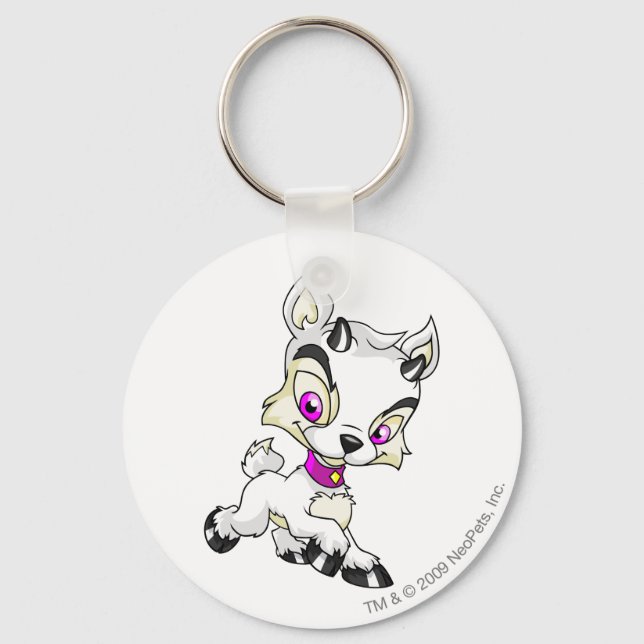 Porte-clés Ixi Blanc (Recto)