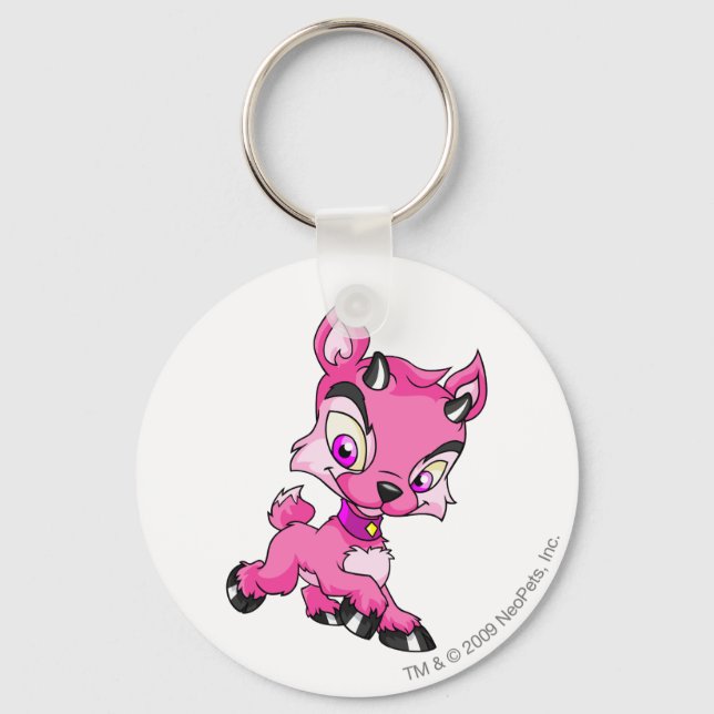 Porte-clés Ixi rose (Recto)