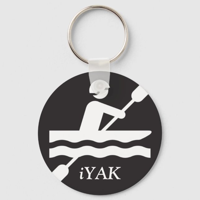 Porte-clés IYAK, Porte - clé de Kayak (Recto)