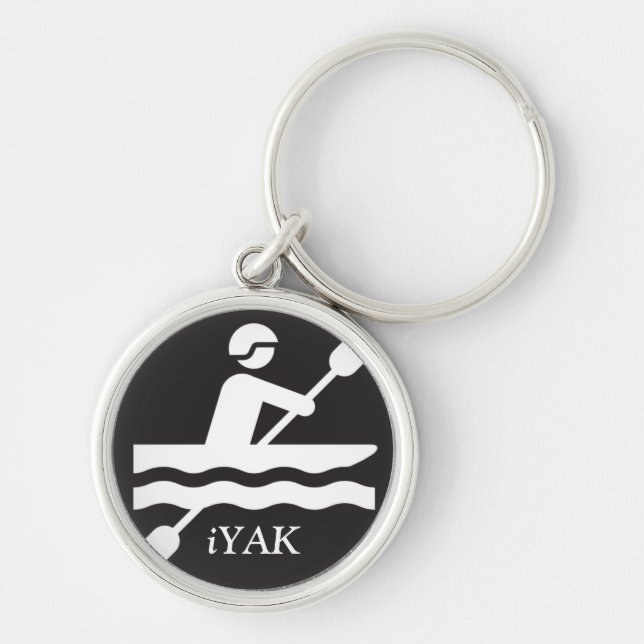 Porte-clés IYAK, Porte - clé de Kayak (Devant)