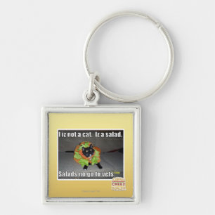 Porte-clés Iz I pas un chat. Iz une salade