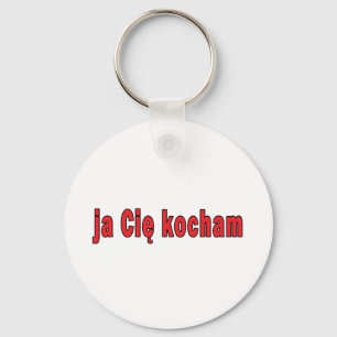 Porte-clés ja Cie kocham - Je t'aime