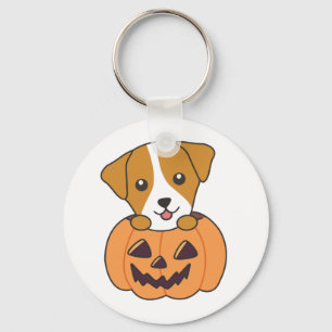 Porte-clés Jack Russel En Chiens Citrouilles Cutes Happy Hall
