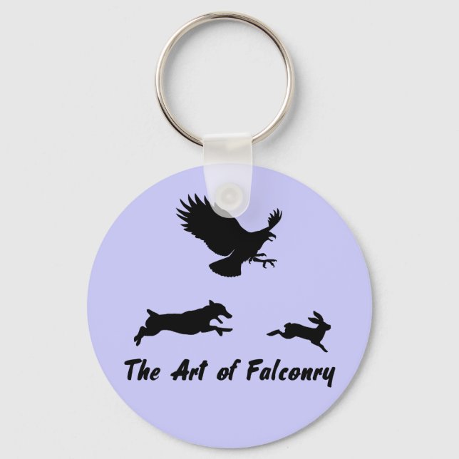 Porte-clés Jack Russel et Falconry (Recto)