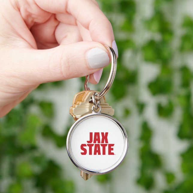 Porte-clés Jacksonville State University JAX STATE Bold Red (main)