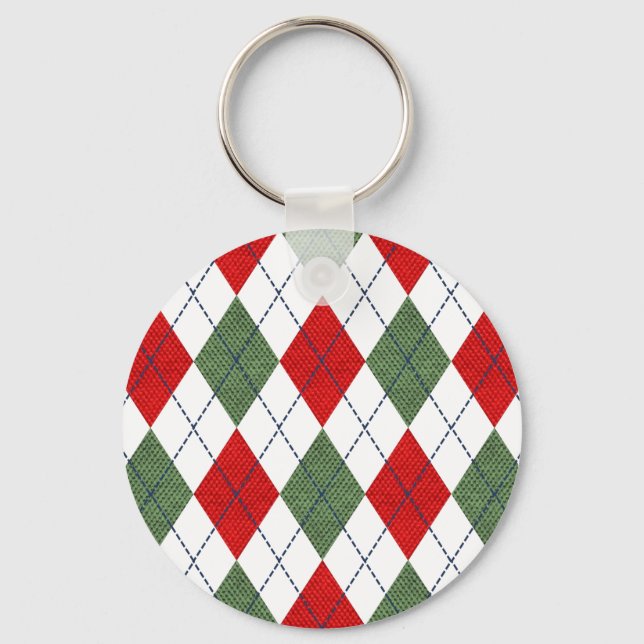 Porte-clés Jacquard de Noël (Recto)